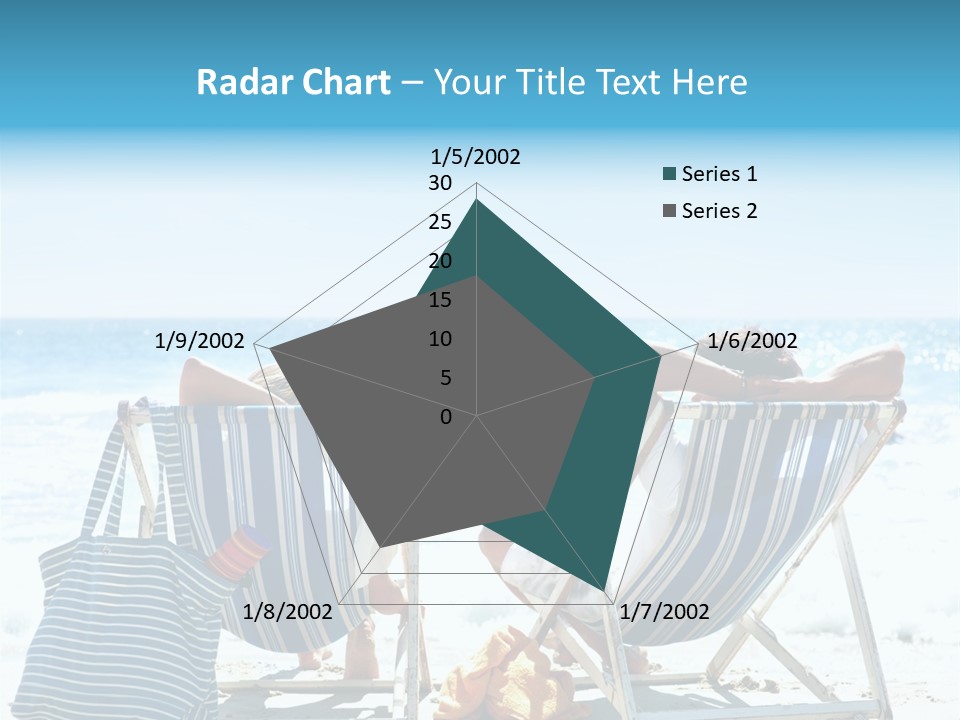 Couple Picnic Sea PowerPoint Template