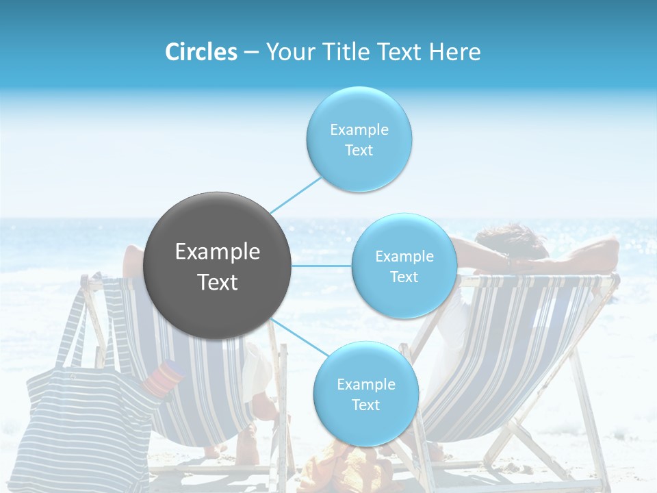 Couple Picnic Sea PowerPoint Template