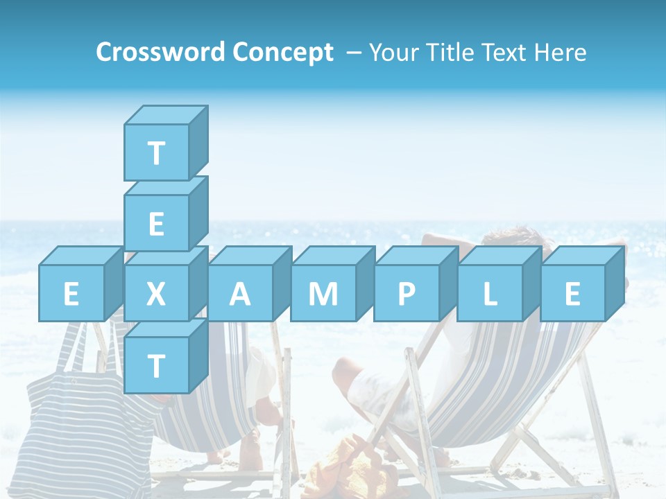 Couple Picnic Sea PowerPoint Template