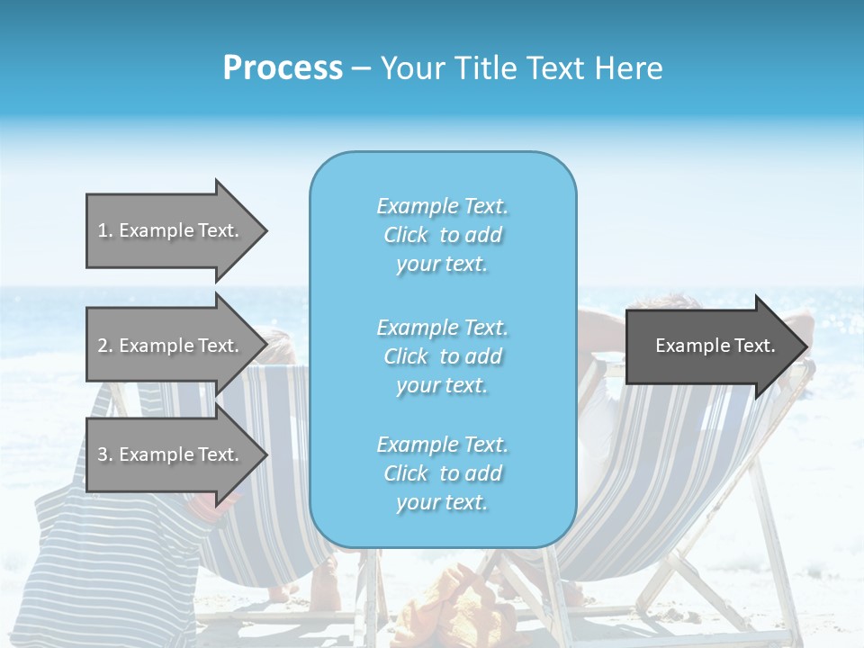 Couple Picnic Sea PowerPoint Template