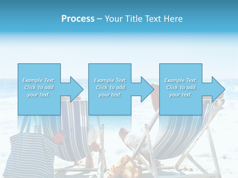 Couple Picnic Sea PowerPoint Template