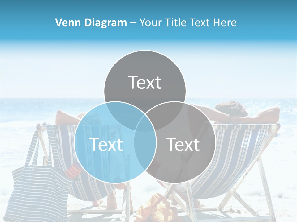 Couple Picnic Sea PowerPoint Template