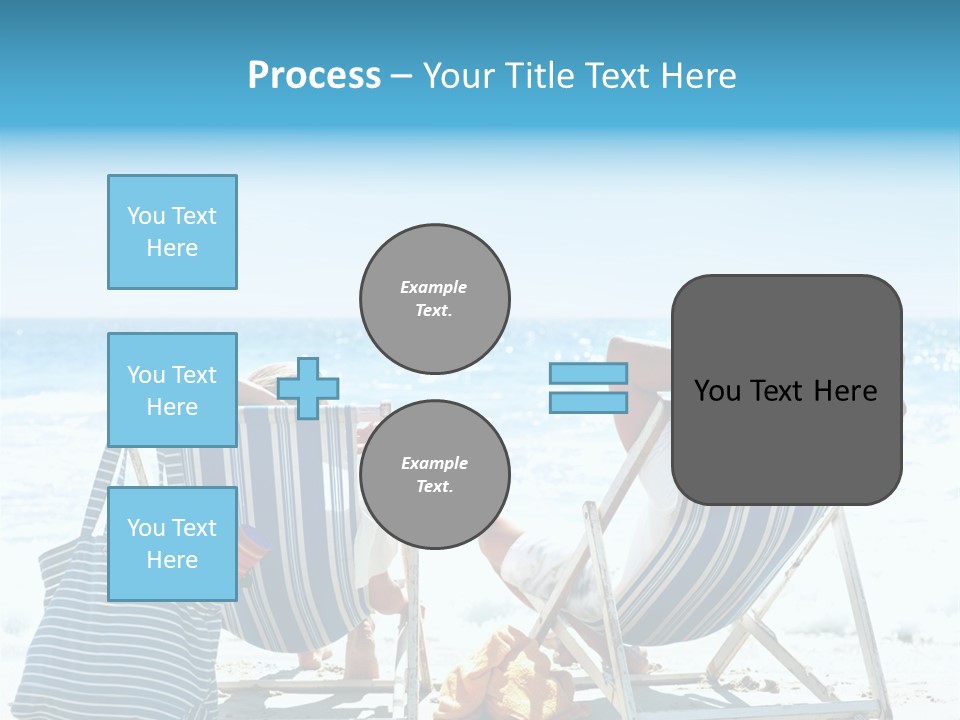 Couple Picnic Sea PowerPoint Template