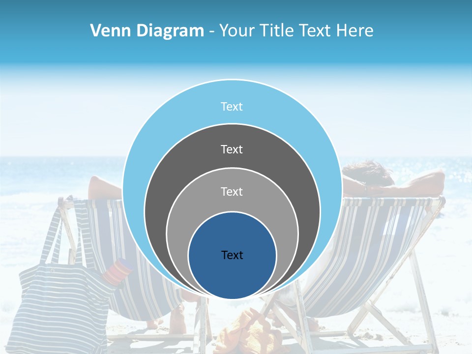 Couple Picnic Sea PowerPoint Template