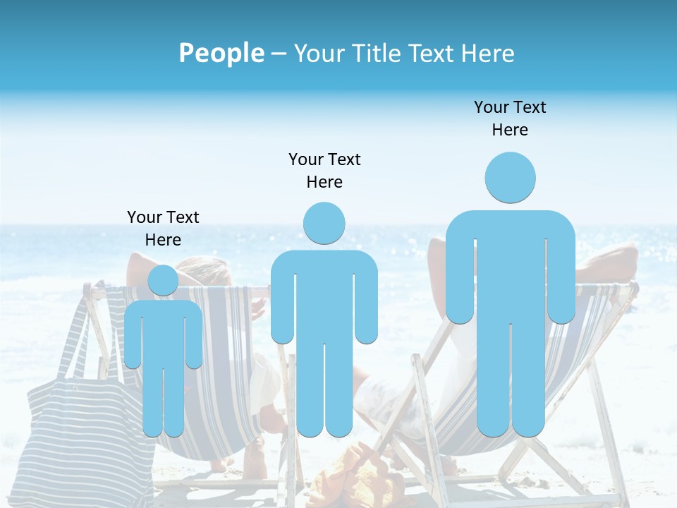 Couple Picnic Sea PowerPoint Template