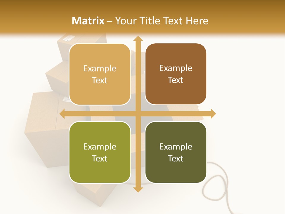 Work Cardboard Farming PowerPoint Template