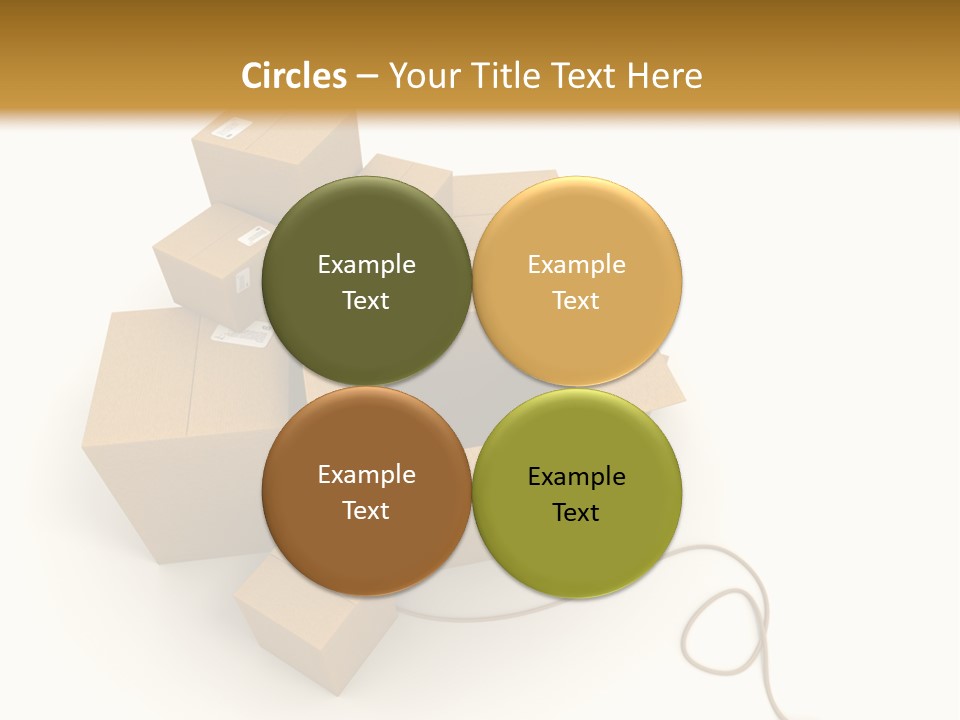 Work Cardboard Farming PowerPoint Template