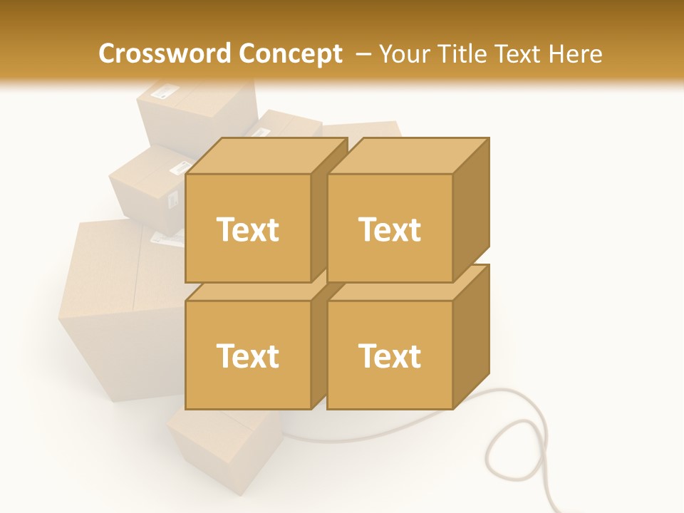 Work Cardboard Farming PowerPoint Template