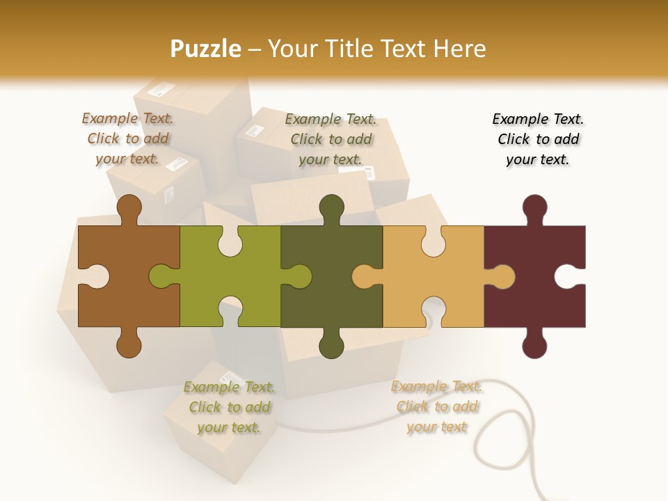 Work Cardboard Farming PowerPoint Template