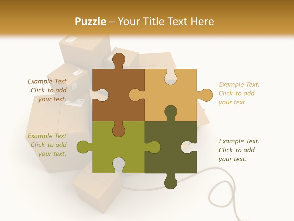 Work Cardboard Farming PowerPoint Template