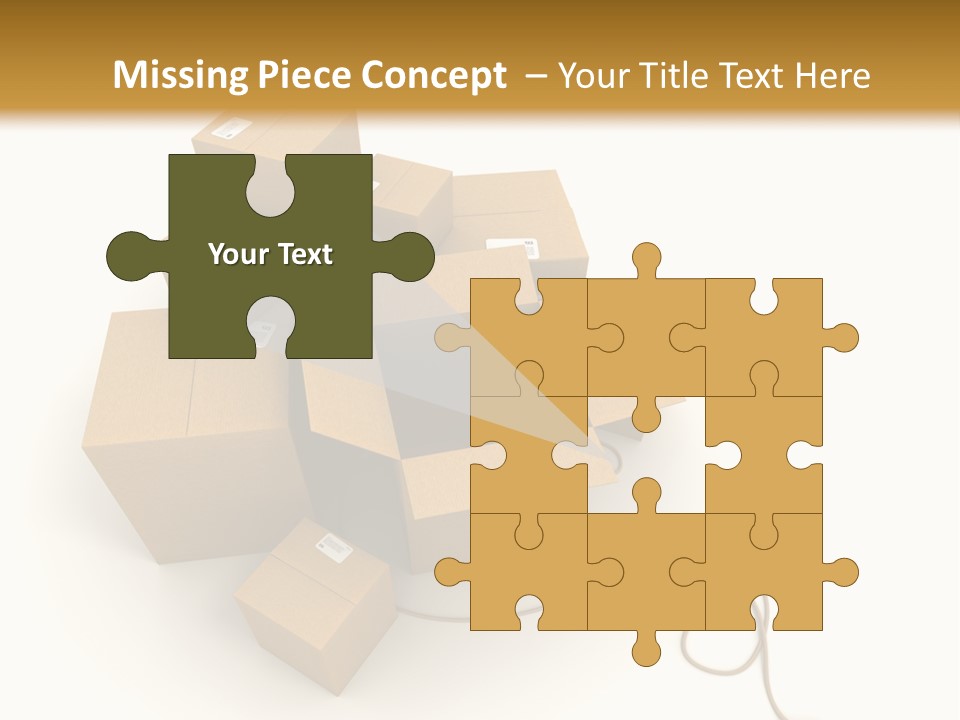 Work Cardboard Farming PowerPoint Template