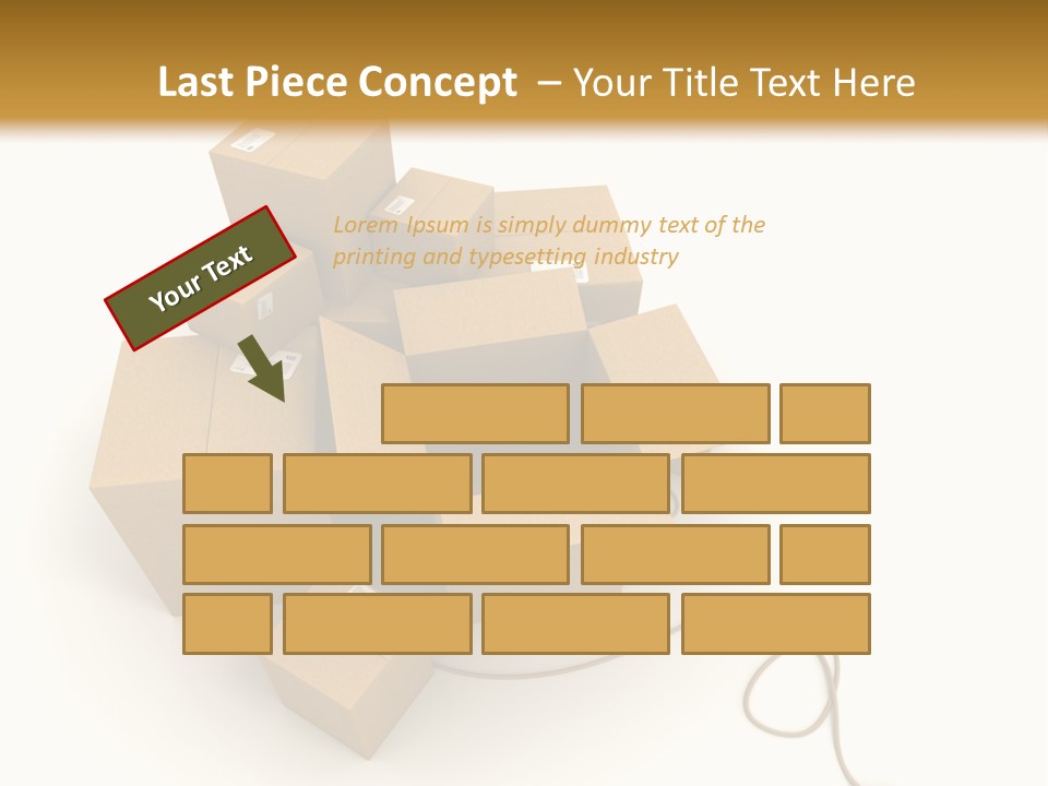 Work Cardboard Farming PowerPoint Template