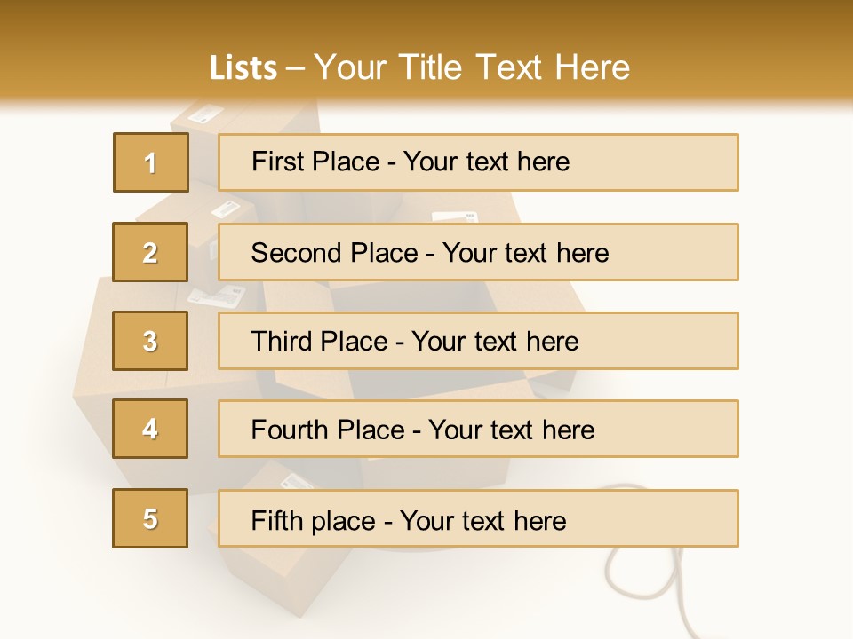 Work Cardboard Farming PowerPoint Template