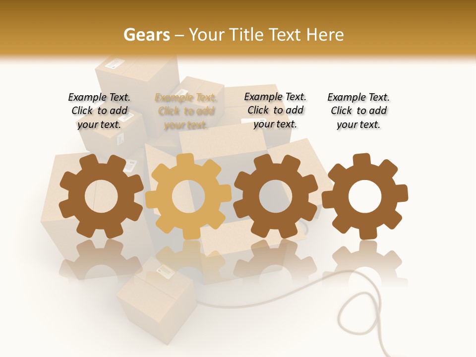 Work Cardboard Farming PowerPoint Template