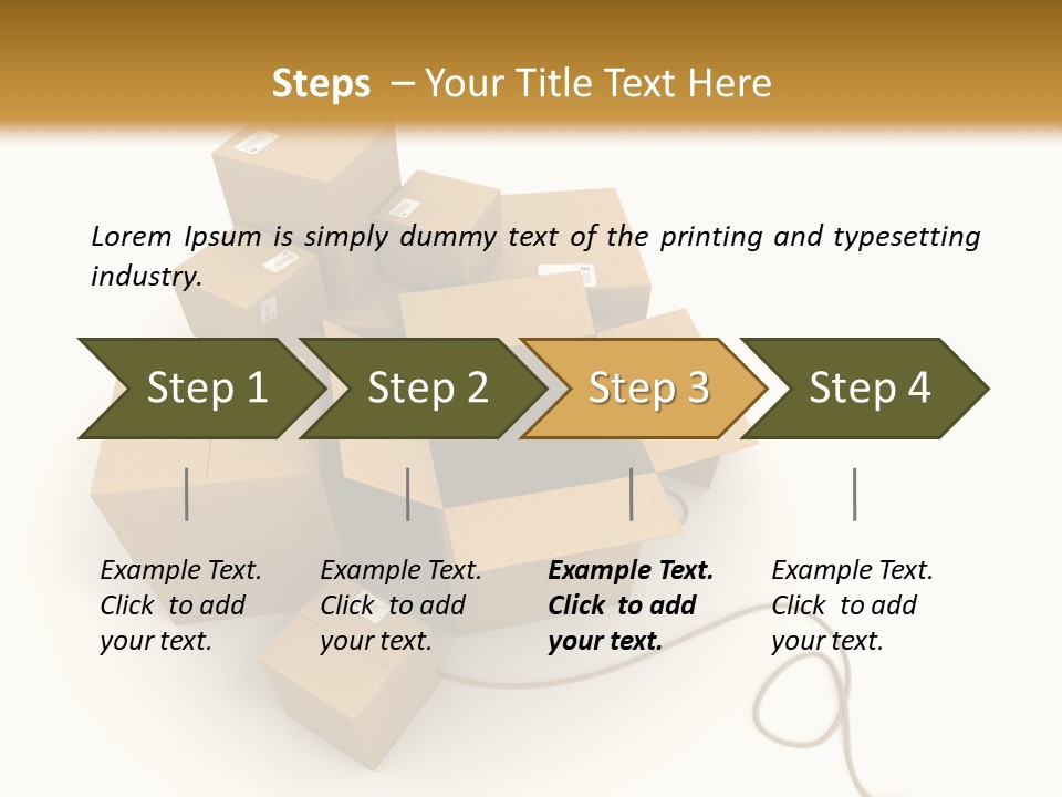 Work Cardboard Farming PowerPoint Template