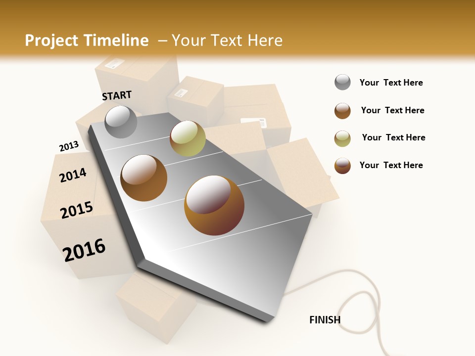 Work Cardboard Farming PowerPoint Template