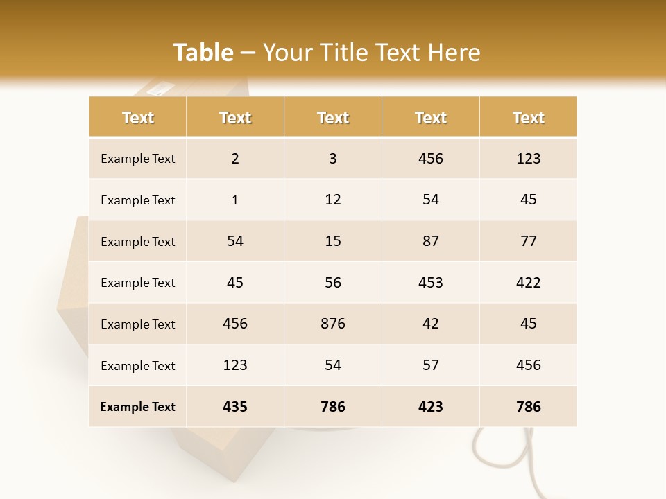 Work Cardboard Farming PowerPoint Template