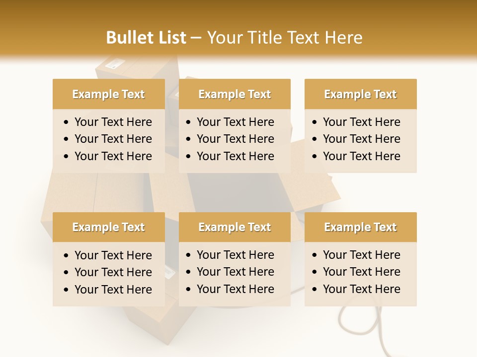 Work Cardboard Farming PowerPoint Template