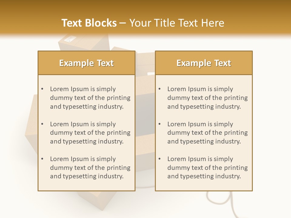Work Cardboard Farming PowerPoint Template
