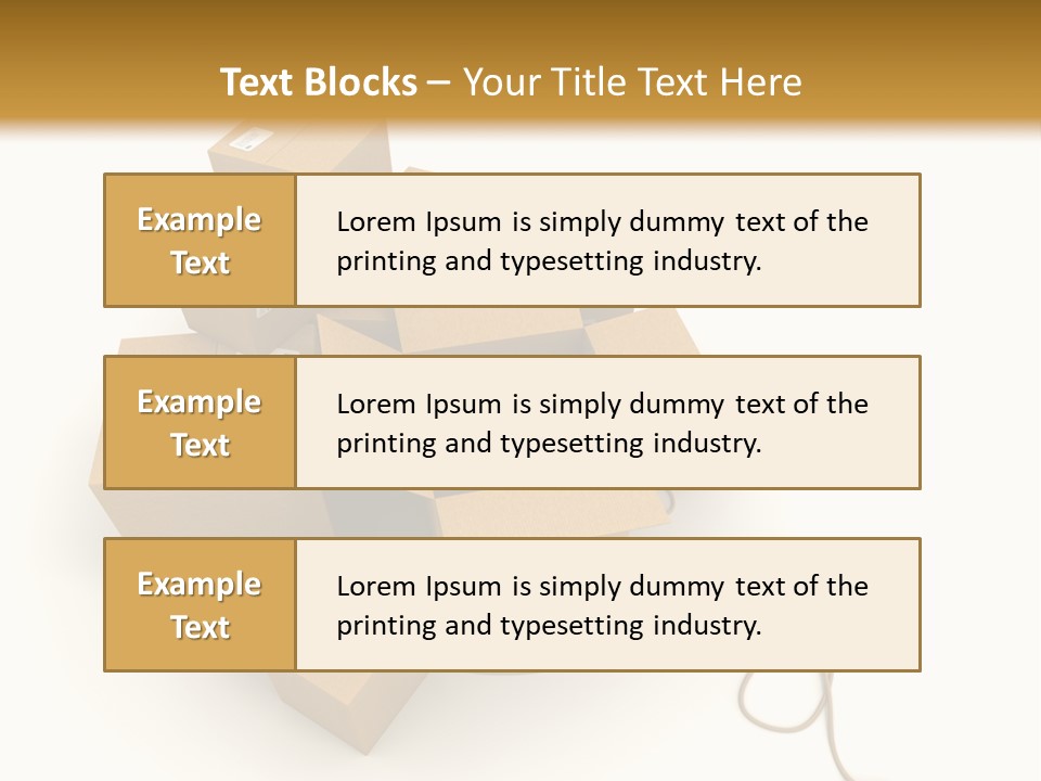 Work Cardboard Farming PowerPoint Template