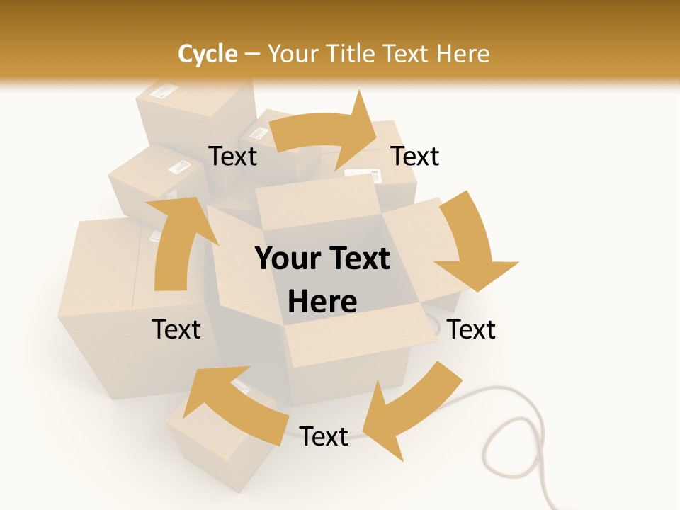 Work Cardboard Farming PowerPoint Template