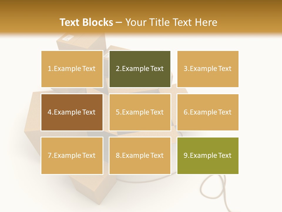 Work Cardboard Farming PowerPoint Template