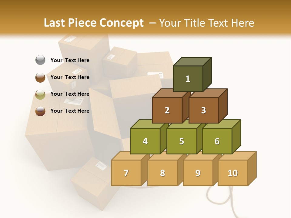 Work Cardboard Farming PowerPoint Template