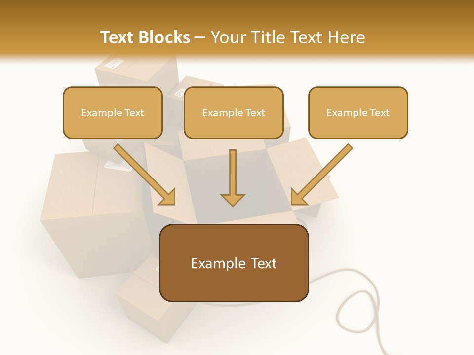 Work Cardboard Farming PowerPoint Template
