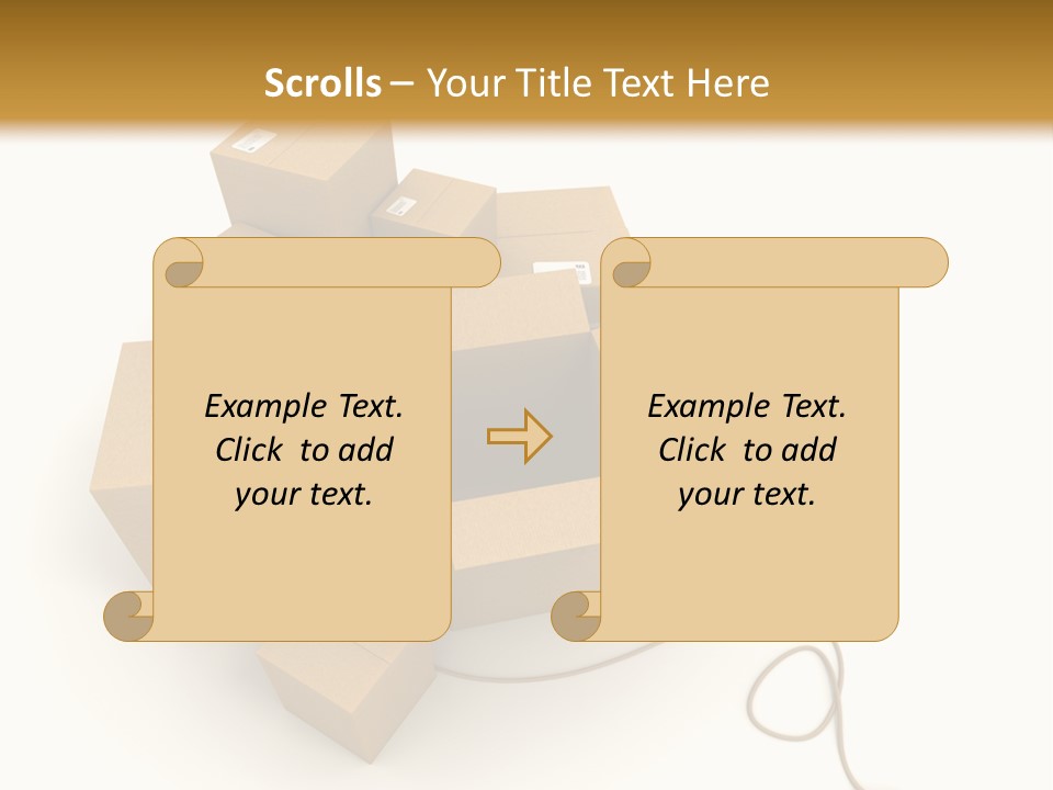 Work Cardboard Farming PowerPoint Template