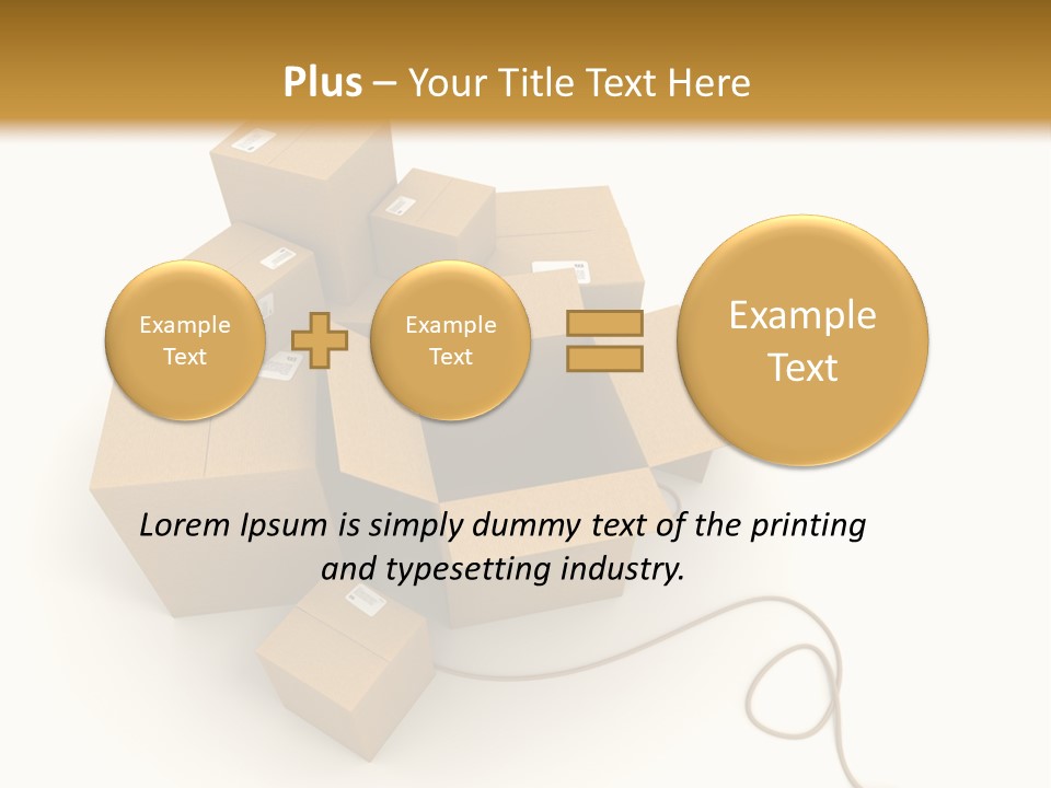 Work Cardboard Farming PowerPoint Template