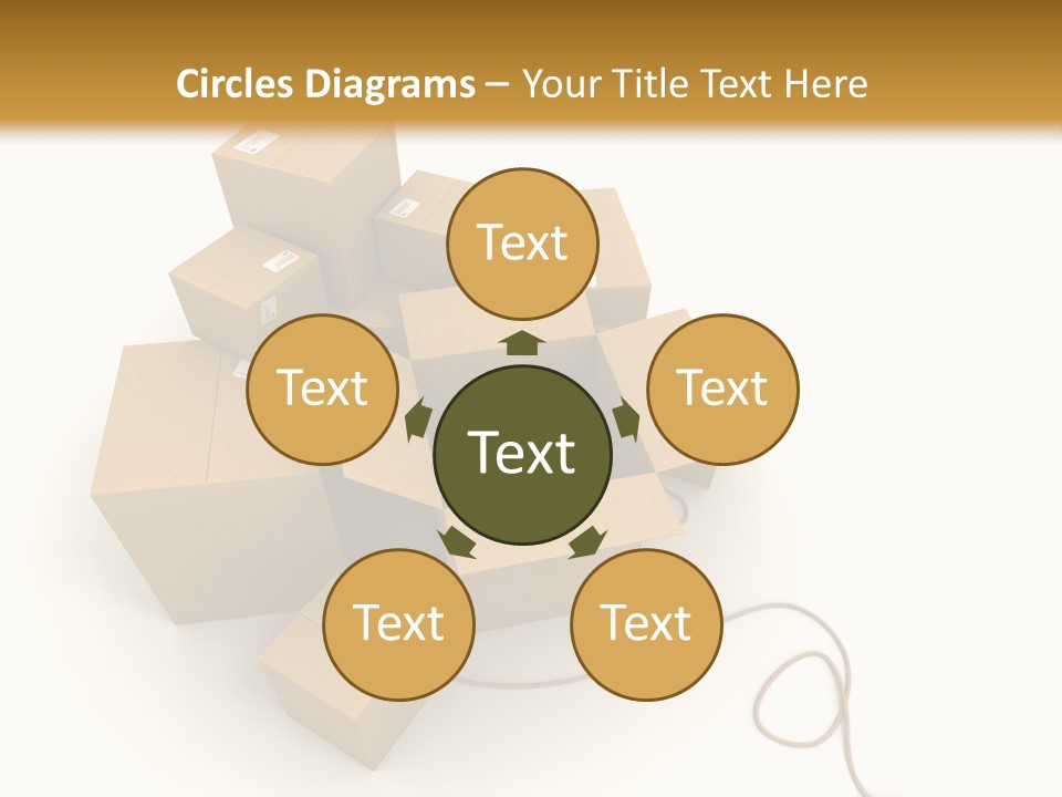 Work Cardboard Farming PowerPoint Template