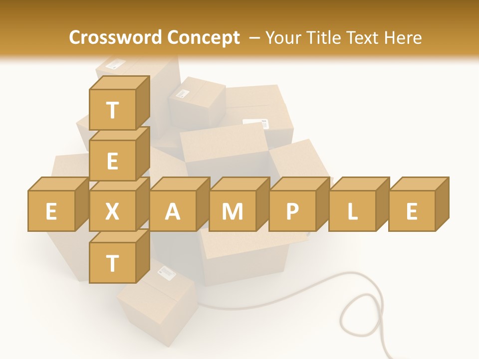 Work Cardboard Farming PowerPoint Template