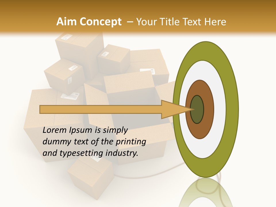 Work Cardboard Farming PowerPoint Template