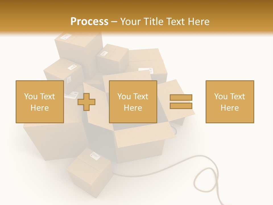 Work Cardboard Farming PowerPoint Template