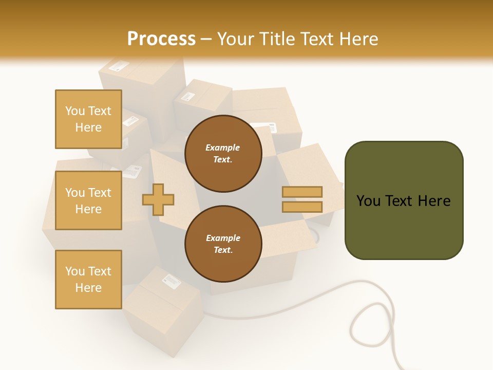 Work Cardboard Farming PowerPoint Template