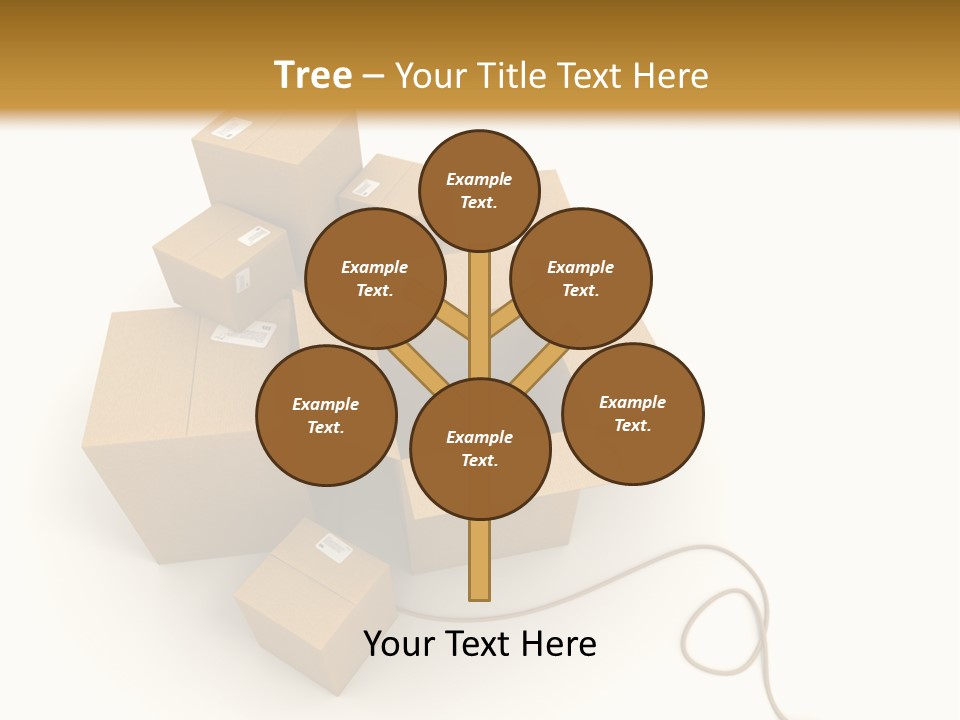 Work Cardboard Farming PowerPoint Template