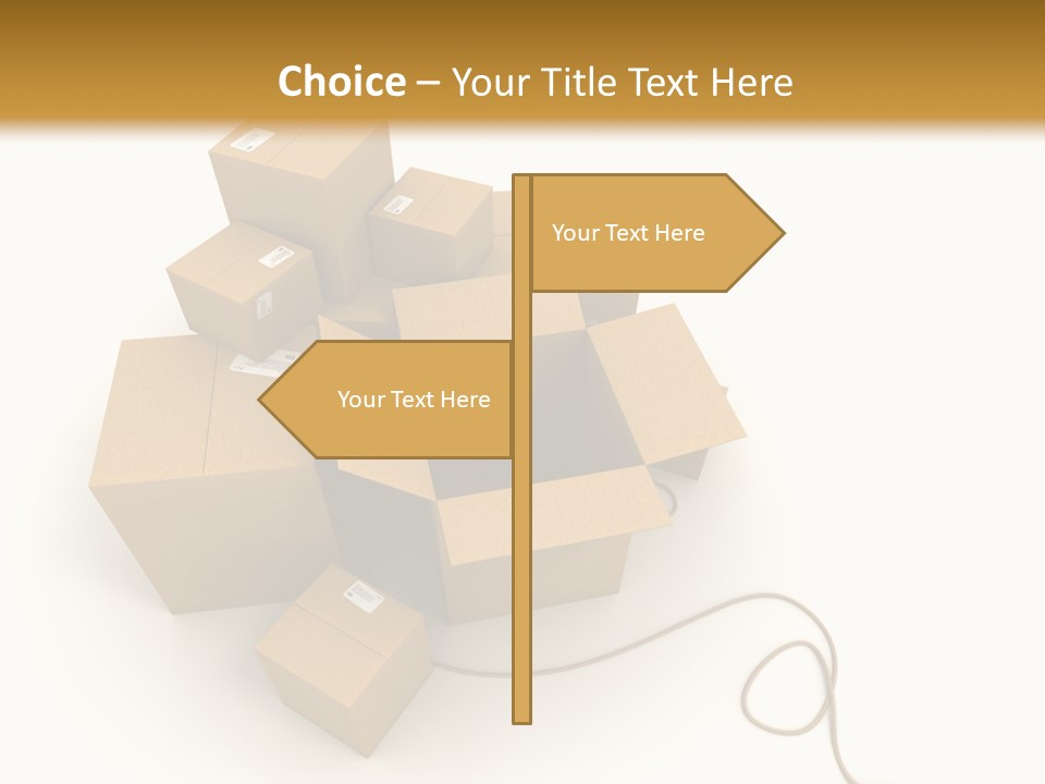 Work Cardboard Farming PowerPoint Template