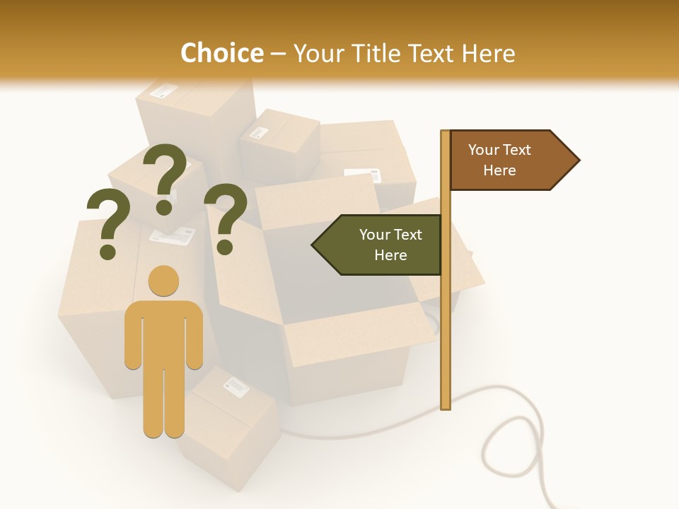 Work Cardboard Farming PowerPoint Template