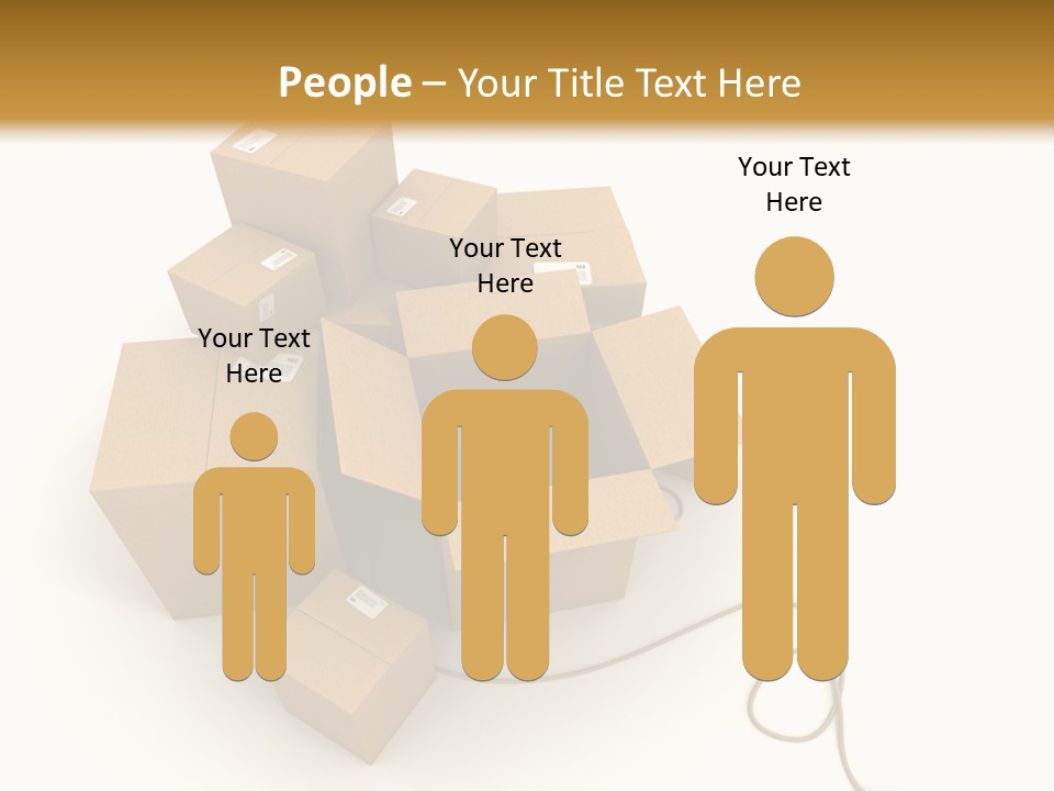 Work Cardboard Farming PowerPoint Template