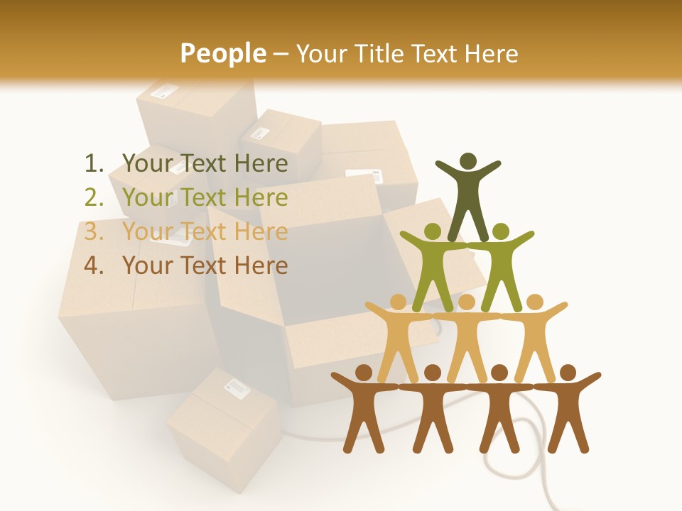 Work Cardboard Farming PowerPoint Template