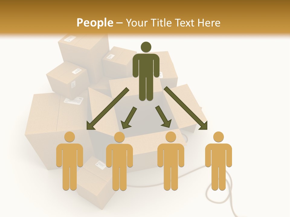 Work Cardboard Farming PowerPoint Template