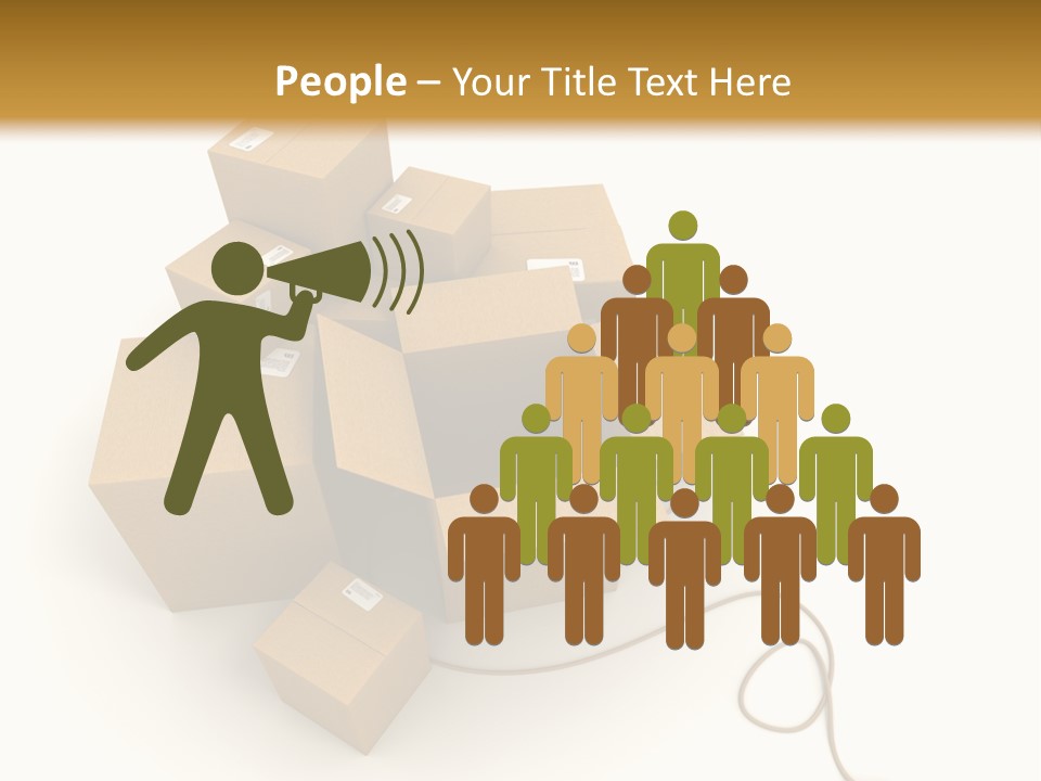 Work Cardboard Farming PowerPoint Template