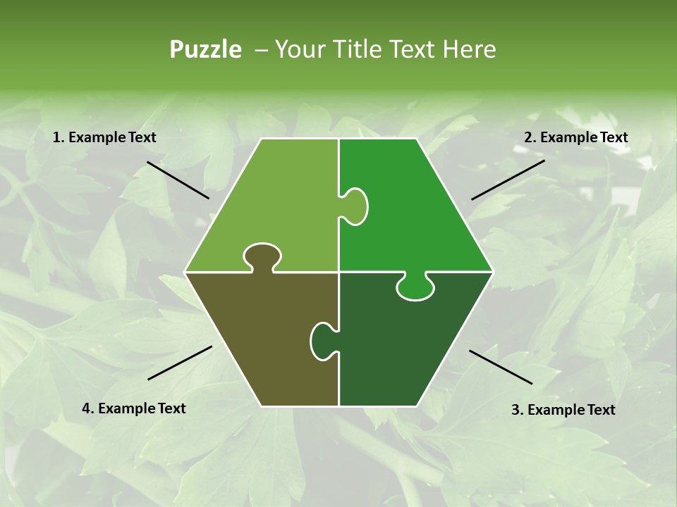 Green Bundle Ingredient PowerPoint Template