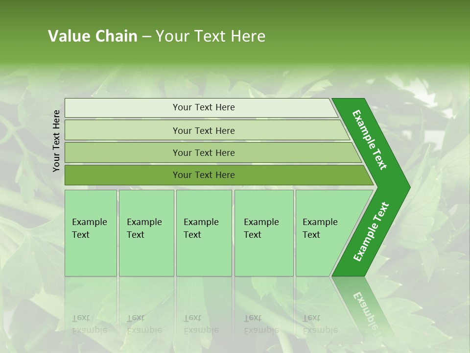 Green Bundle Ingredient PowerPoint Template