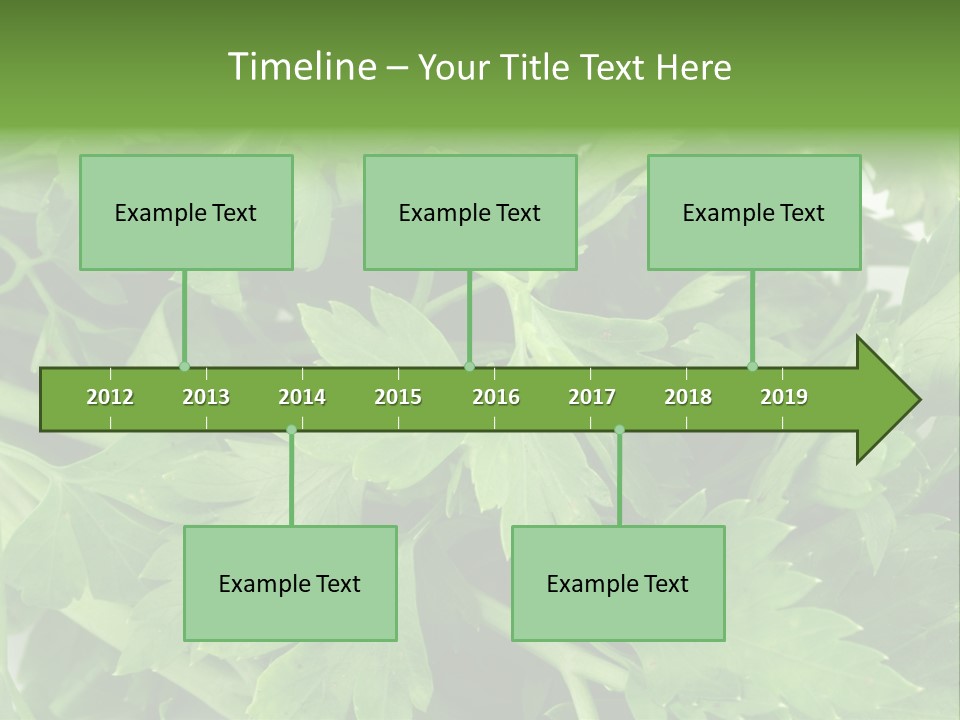 Green Bundle Ingredient PowerPoint Template