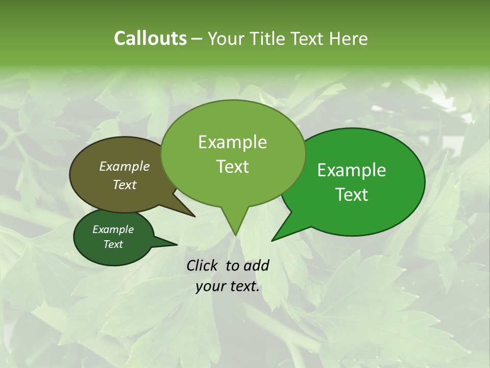Green Bundle Ingredient PowerPoint Template