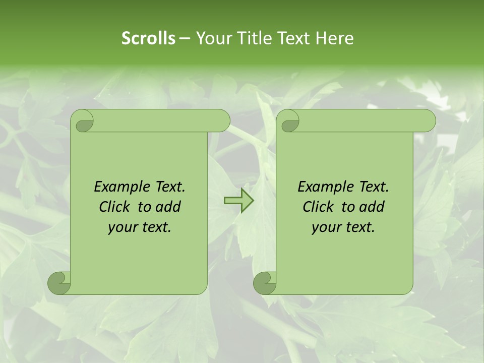 Green Bundle Ingredient PowerPoint Template