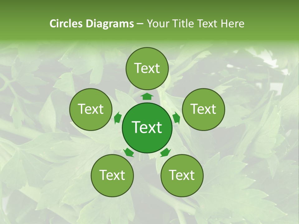 Green Bundle Ingredient PowerPoint Template