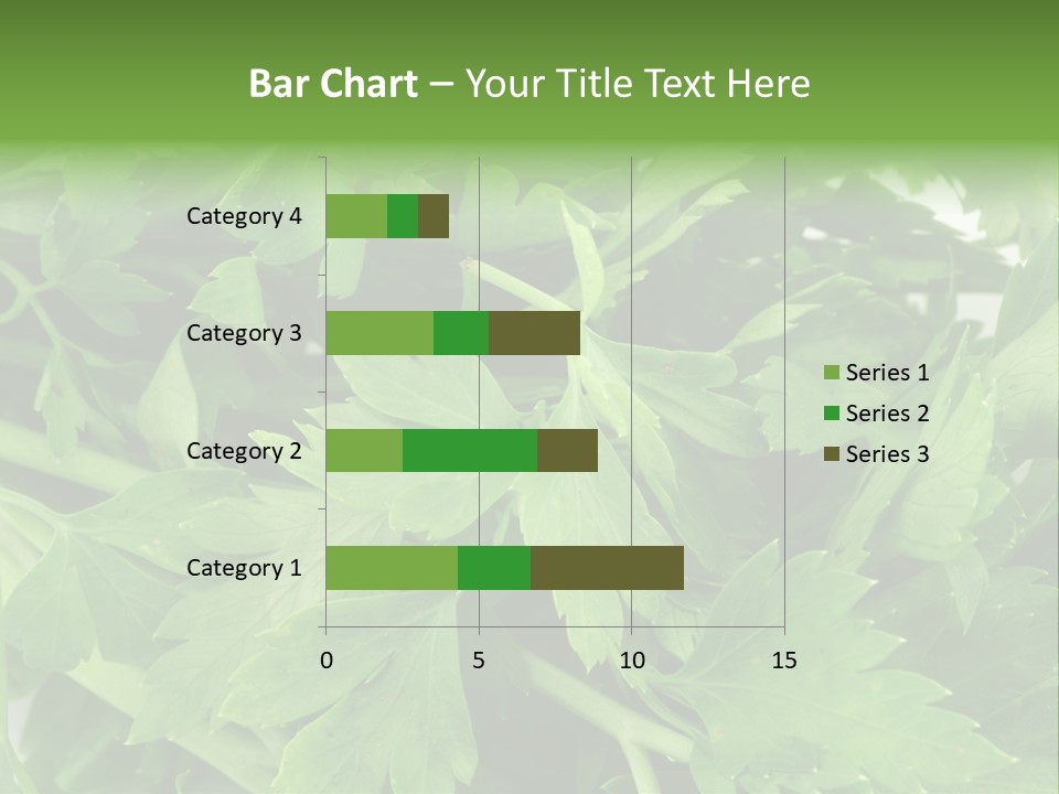 Green Bundle Ingredient PowerPoint Template