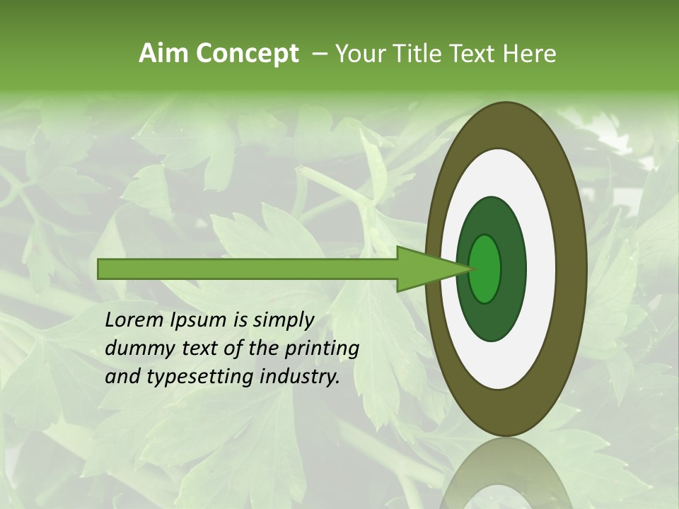 Green Bundle Ingredient PowerPoint Template